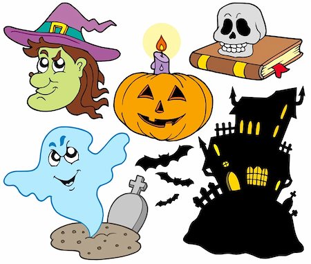 simsearch:400-04628700,k - Various Halloween images 4 - vector illustration. Stock Photo - Budget Royalty-Free & Subscription, Code: 400-04622631
