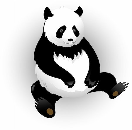 simsearch:400-04743700,k - Vectors panda. Isolated on white. EPS 8, AI Stockbilder - Microstock & Abonnement, Bildnummer: 400-04622838