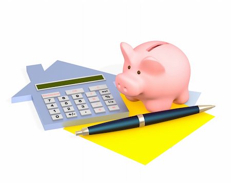 simsearch:400-04986182,k - Conceptual image - calculation of the domestic finance Stockbilder - Microstock & Abonnement, Bildnummer: 400-04623238