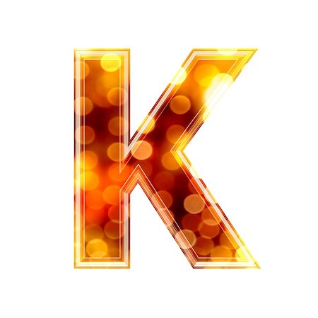 simsearch:600-00173811,k - 3d letter with glowing lights texture Stock Photo - Budget Royalty-Free & Subscription, Code: 400-04635783