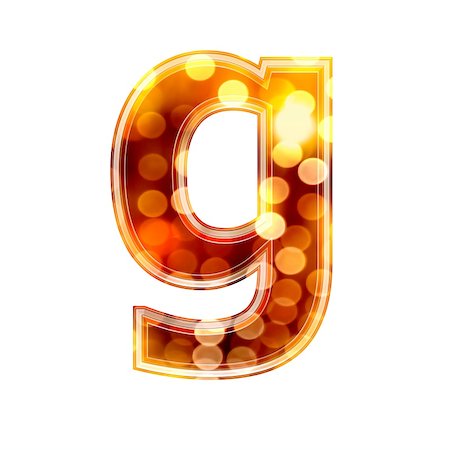 simsearch:400-06395501,k - 3d letter with glowing lights texture Stock Photo - Budget Royalty-Free & Subscription, Code: 400-04635812