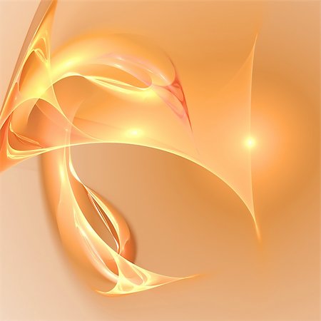 simsearch:400-04628318,k - Abstract elegance background. Orange - yellow palette. Raster fractal graphics. Photographie de stock - Aubaine LD & Abonnement, Code: 400-04637003