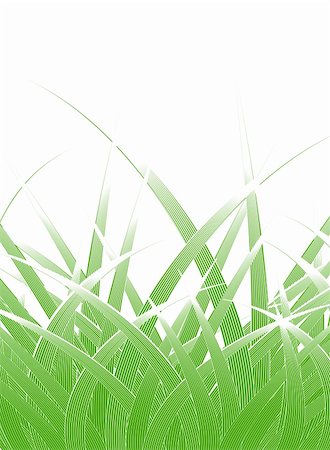 simsearch:400-04397952,k - Editable vector design of stylized grass blades Fotografie stock - Microstock e Abbonamento, Codice: 400-04637037