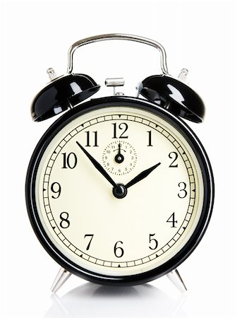 simsearch:400-04293721,k - Isolated vintage alarm-clock Fotografie stock - Microstock e Abbonamento, Codice: 400-04637430