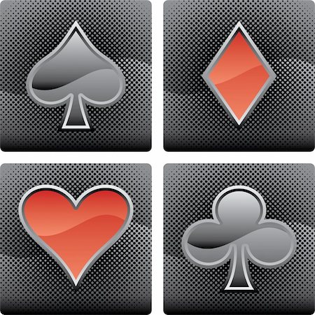simsearch:400-04795607,k - four vector playing cards elements Stock Photo - Budget Royalty-Free & Subscription, Code: 400-04637772