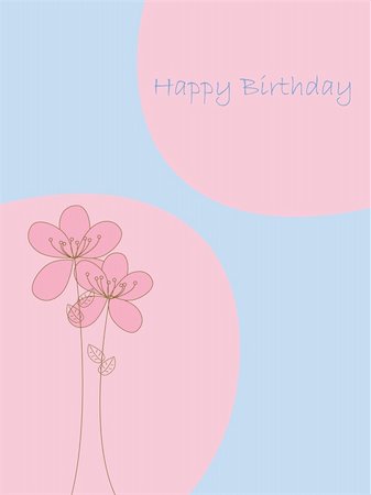 simsearch:400-04350548,k - Birthday card design available in both jpeg and eps8 format Stockbilder - Microstock & Abonnement, Bildnummer: 400-04637931