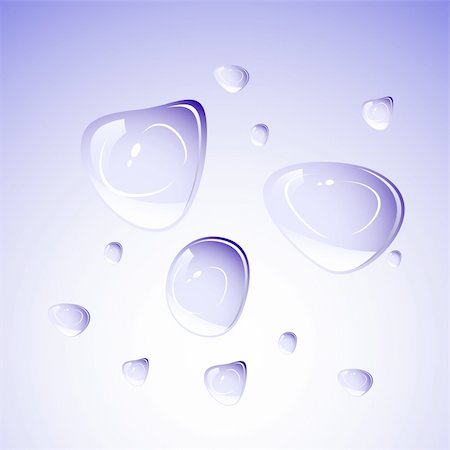 simsearch:400-04617126,k - Set of water drops. Available in jpeg and eps8 formats. Fotografie stock - Microstock e Abbonamento, Codice: 400-04638030