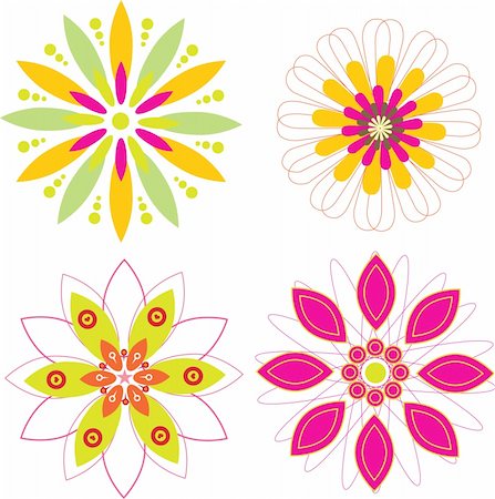 simsearch:400-04813899,k - beautiful & colorful floral icon design Stock Photo - Budget Royalty-Free & Subscription, Code: 400-04638700
