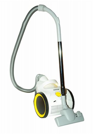 simsearch:400-04640043,k - New modern vacuum cleaner isolated on white background Stock Photo - Budget Royalty-Free & Subscription, Code: 400-04639918