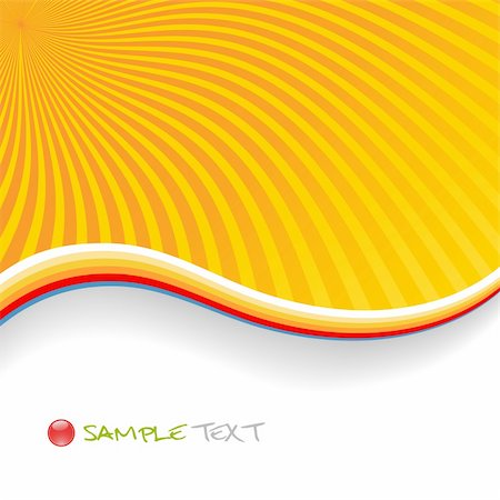 simsearch:400-04130413,k - Sunshine with place for your text. Vector art. Fotografie stock - Microstock e Abbonamento, Codice: 400-04630799