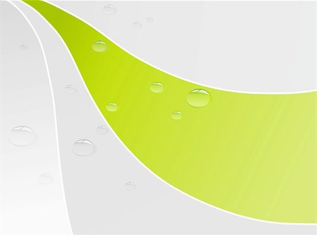 simsearch:400-05282643,k - Water drops on leaf. Vector art. Foto de stock - Super Valor sin royalties y Suscripción, Código: 400-04630809