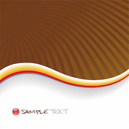 simsearch:400-04130413,k - Brown lines with place for your text. Vector art. Fotografie stock - Microstock e Abbonamento, Codice: 400-04630803