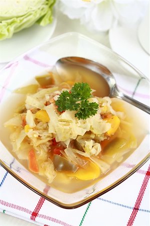 simsearch:400-04347888,k - Cabbage soup with vegetable Stockbilder - Microstock & Abonnement, Bildnummer: 400-04631714