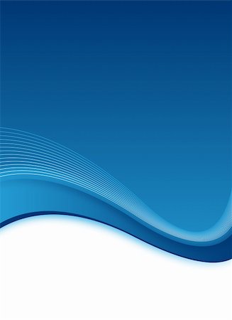 abstract blue business flyer for design Stock Photo - Budget Royalty-Free & Subscription, Code: 400-04631745