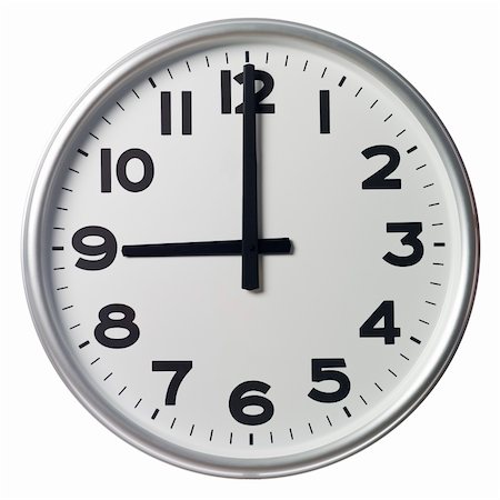 Nine O'Clock Stock Photo - Budget Royalty-Free & Subscription, Code: 400-04632462