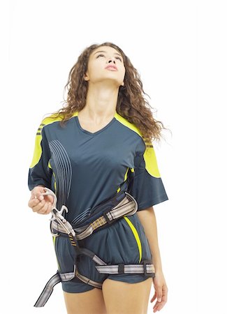 simsearch:625-01040859,k - Isolated ClimberGirl Stock Photo - Budget Royalty-Free & Subscription, Code: 400-04632583