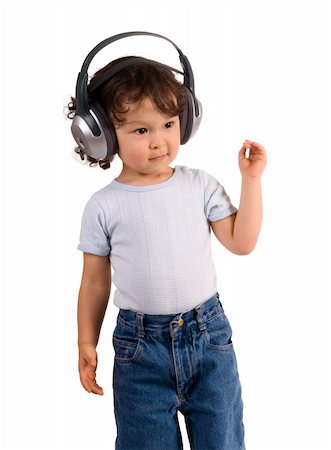 simsearch:400-04196952,k - child with headphones,isolated on a white background. Foto de stock - Royalty-Free Super Valor e Assinatura, Número: 400-04632926