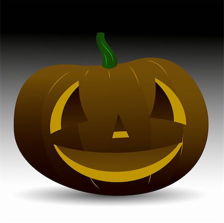 simsearch:400-04647487,k - illustration of happy halloween pumpkin Fotografie stock - Microstock e Abbonamento, Codice: 400-04633496