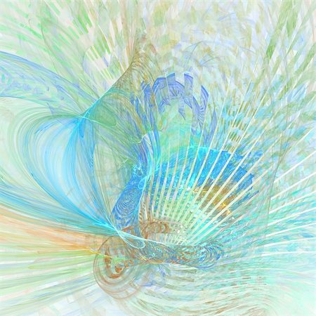 simsearch:400-04628318,k - Abstract elegance background. Blue - green palette. Raster fractal graphics. Photographie de stock - Aubaine LD & Abonnement, Code: 400-04633865