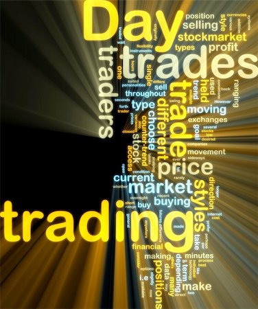 simsearch:400-04863043,k - Word cloud tags concept illustration of day trading glowing light effect Stock Photo - Budget Royalty-Free & Subscription, Code: 400-04644174