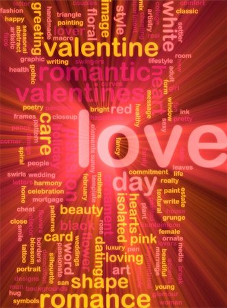 simsearch:400-04863043,k - Word cloud concept illustration of love romance glowing light effect Stock Photo - Budget Royalty-Free & Subscription, Code: 400-04644185