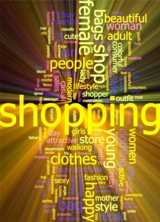 simsearch:400-05332353,k - Word cloud concept illustration of consumer shopping glowing light effect Stock Photo - Budget Royalty-Free & Subscription, Code: 400-04644190