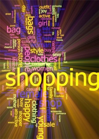 simsearch:400-05332353,k - Word cloud concept illustration of consumer shopping glowing light effect Stock Photo - Budget Royalty-Free & Subscription, Code: 400-04644191