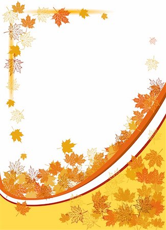 Autumn background, maple leafs Stock Photo - Budget Royalty-Free & Subscription, Code: 400-04644417