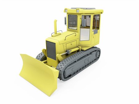 Isolated construction truck over white background Stock Photo - Budget Royalty-Free & Subscription, Code: 400-04644987
