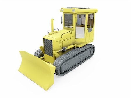 simsearch:400-04490908,k - Isolated construction truck over white background Stockbilder - Microstock & Abonnement, Bildnummer: 400-04644987