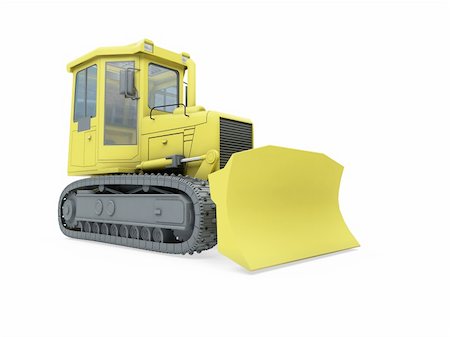 Isolated construction truck over white background Stock Photo - Budget Royalty-Free & Subscription, Code: 400-04644988