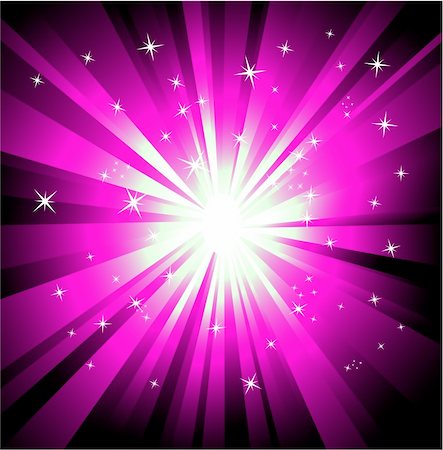 simsearch:400-04635516,k - Background with An explosion of purple magic lights Stock Photo - Budget Royalty-Free & Subscription, Code: 400-04645582
