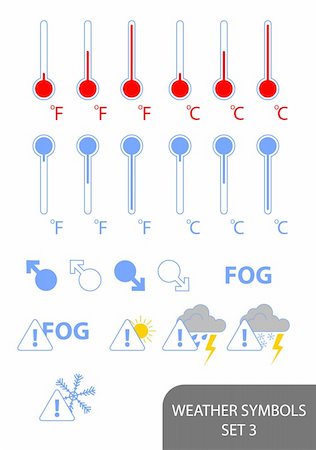 simsearch:400-04088772,k - Set of weather symbols. Available in jpeg and eps8 formats. Stock Photo - Budget Royalty-Free & Subscription, Code: 400-04645843