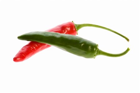 simsearch:400-04185368,k - hot chilli peppers isolated on white Foto de stock - Royalty-Free Super Valor e Assinatura, Número: 400-04646961
