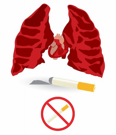 simsearch:400-08379540,k - Danger healthcare smoking sign Stock Photo - Budget Royalty-Free & Subscription, Code: 400-04647015