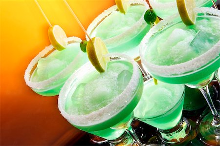 salt rim - With or without salt Margaritas, Buey! Stock Photo - Budget Royalty-Free & Subscription, Code: 400-04647128