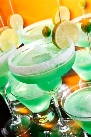 salt rim - With or without salt Margaritas, Buey! Stock Photo - Budget Royalty-Free & Subscription, Code: 400-04647130
