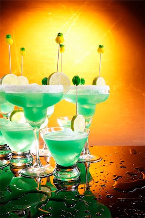 salt rim - With or without salt Margaritas, Buey! Stock Photo - Budget Royalty-Free & Subscription, Code: 400-04647132