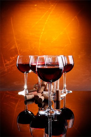 pub mirror - After corking a lot of red wine, you love yours more and more! Stock Photo - Budget Royalty-Free & Subscription, Code: 400-04647315