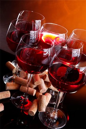 pub mirror - After corking a lot of red wine, you love yours more and more! Stock Photo - Budget Royalty-Free & Subscription, Code: 400-04647317