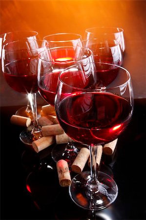 pub mirror - After corking a lot of red wine, you love yours more and more! Stock Photo - Budget Royalty-Free & Subscription, Code: 400-04647320