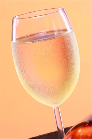 Extreme close up of very cold white wine Stock Photo - Budget Royalty-Free & Subscription, Code: 400-04647341