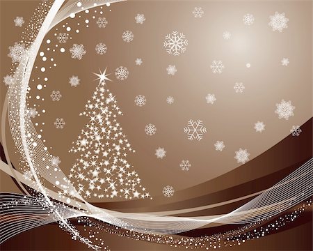 simsearch:400-04460641,k - Beautiful vector Christmas (New Year) background for design use Foto de stock - Super Valor sin royalties y Suscripción, Código: 400-04647587