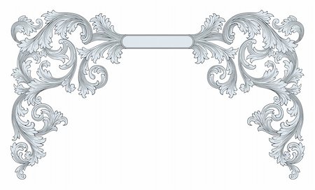 Ornate frame vector Stock Photo - Budget Royalty-Free & Subscription, Code: 400-04647662