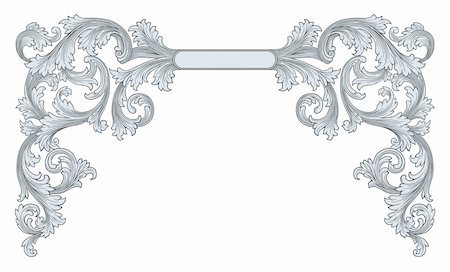 Ornate frame vector Photographie de stock - Aubaine LD & Abonnement, Code: 400-04647662