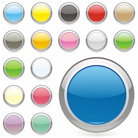 simsearch:400-04177289,k - fully editable vector web buttons with details ready to use Stock Photo - Budget Royalty-Free & Subscription, Code: 400-04648482