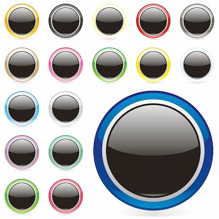 simsearch:400-04177289,k - fully editable vector web buttons with details ready to use Stock Photo - Budget Royalty-Free & Subscription, Code: 400-04648483