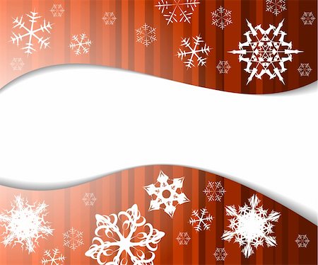 simsearch:400-04363033,k - Christmas background in red color with white snowflakes Photographie de stock - Aubaine LD & Abonnement, Code: 400-04648618