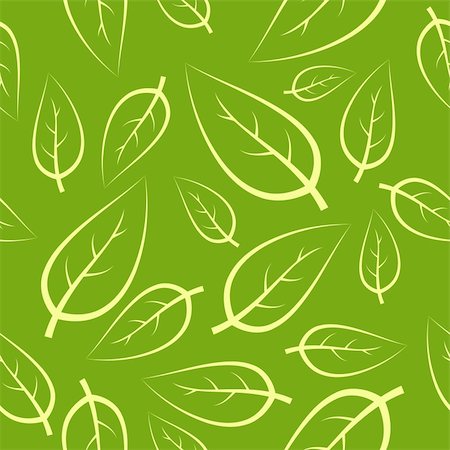 simsearch:400-04821095,k - Fresh green leafs texture - seamless pattern Photographie de stock - Aubaine LD & Abonnement, Code: 400-04648640