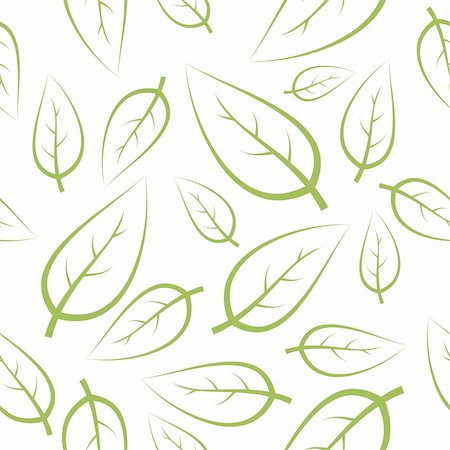 simsearch:400-04821095,k - Fresh green leafs texture - seamless pattern Photographie de stock - Aubaine LD & Abonnement, Code: 400-04648657